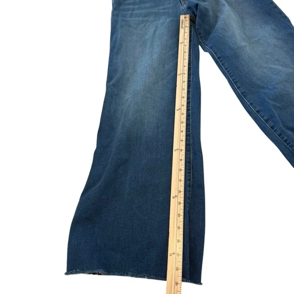 KUT From The Kloth Womens Meg Fab AB Wide Leg High Rise Jeans Size 8 Blue Denim - Picture 7 of 10